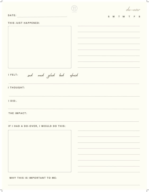 Do-Over ThinkSheets (BETA)