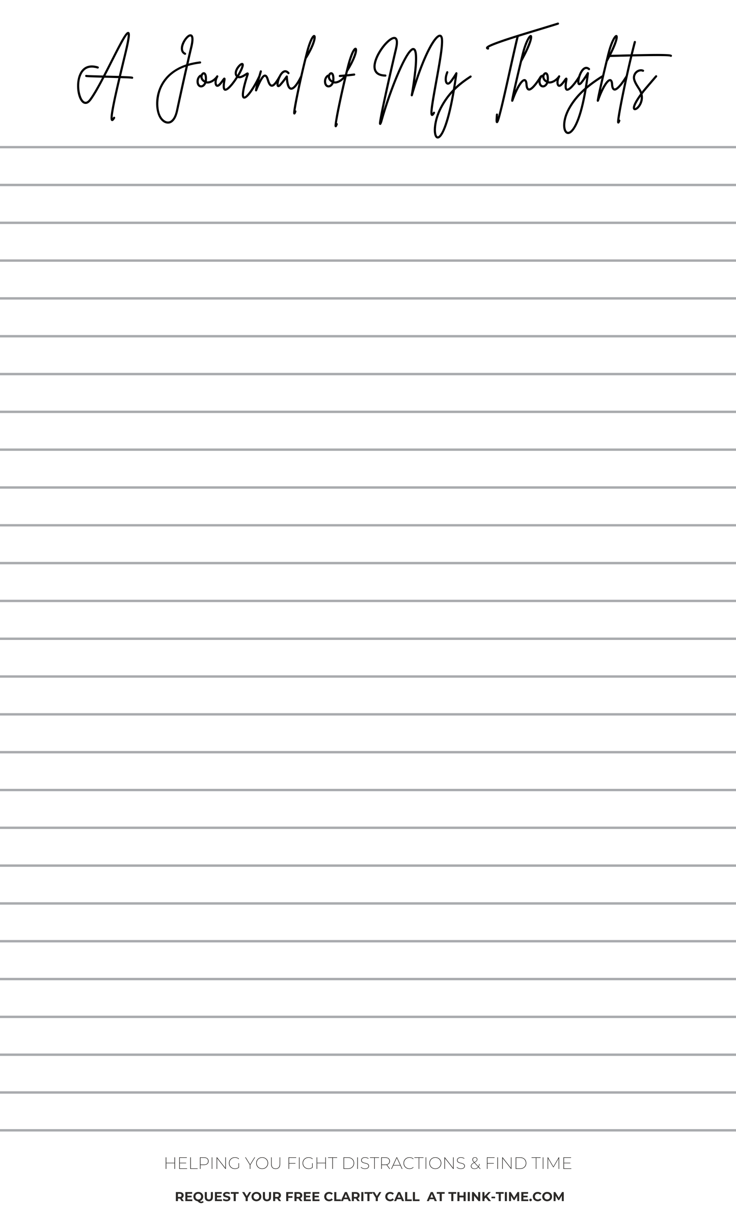 Vision Casting Keepsake