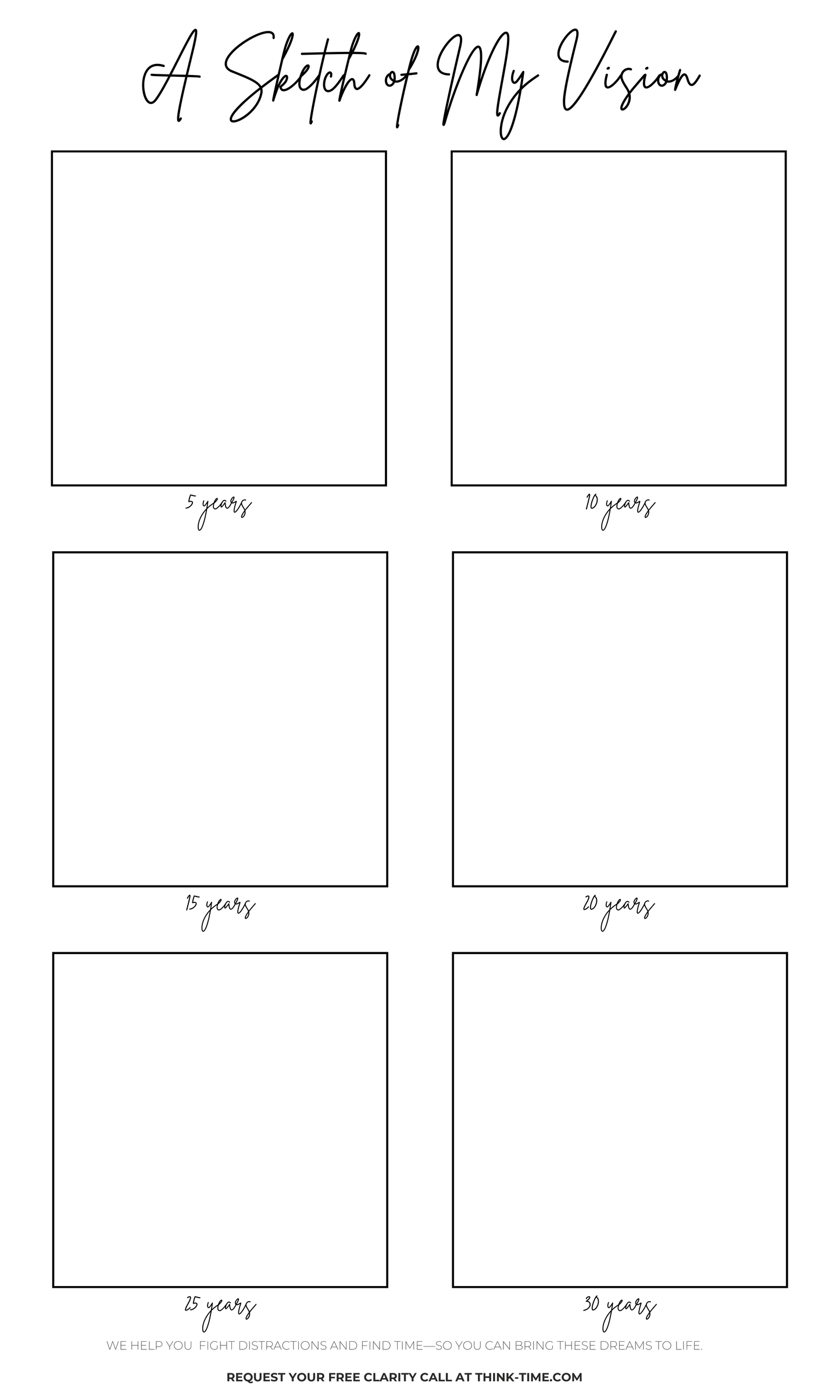 Vision Casting Keepsake